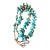 Vintage Turquoise and Coral Native American Necklace For Sale