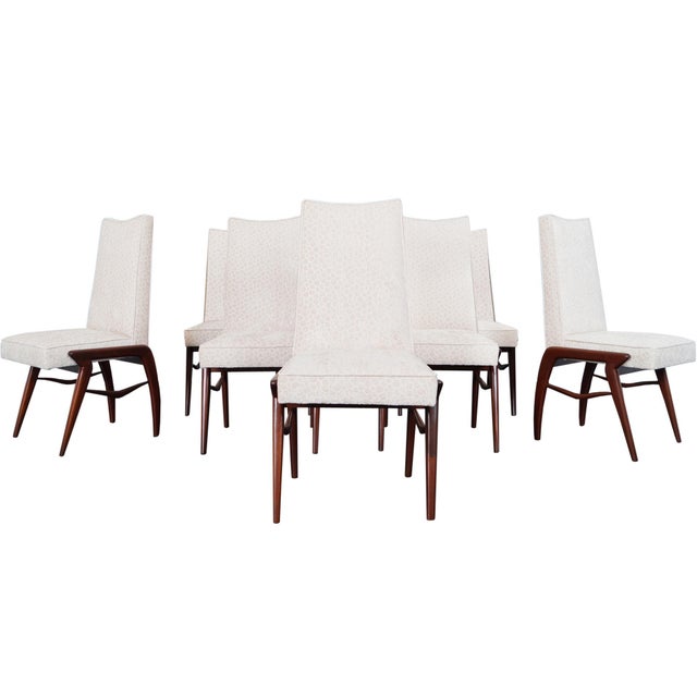 Mexican Modernist Dining Chairs by Eugenio Escudero Set of 8 Chairish