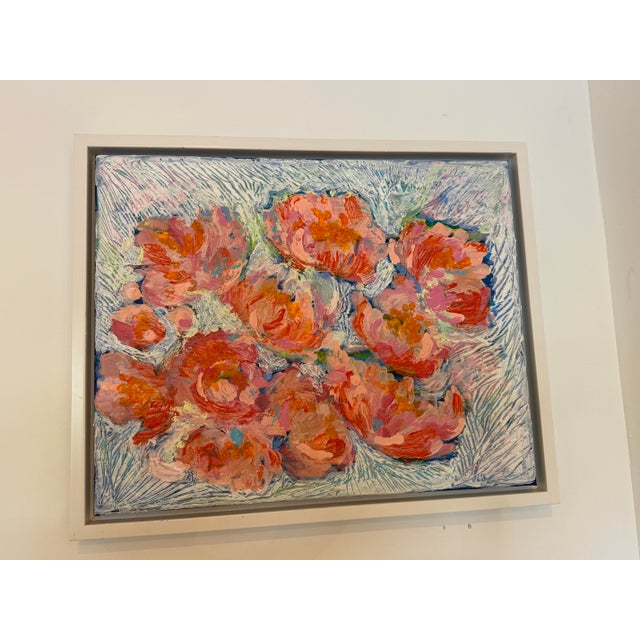 Camilla Webster original painting - acryllic on canvas named "Darling Buds" This was painted by Camilla in 2019. Beautiful...