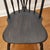 Vintage Windsor-Style Brace Back Chair Newly Refinished in Carbon Grey For Sale In Los Angeles - Image 6 of 12