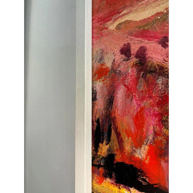 Jean Krillé, Landscape No. 98, Oil on Masonite, 1989 For Sale - Image 9 of 10