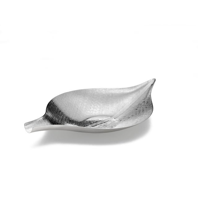 Contemporary Leaf Bowl by Zanetto For Sale - Image 3 of 4