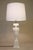 1930s XL Neoclassical Carved Urn Grapes Leaves Alabaster Marble Brass Table Lamp Italy For Sale In Los Angeles - Image 6 of 13