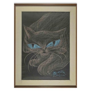 Novella Parigini, Cat, 1970s, Etching For Sale