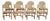 Mid-Century Modern Oak & Hessian Dining Chairs from Henning Kjærnulf, 1960s, Set of 8 For Sale