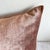 Mid-Century Modern Culvre French Velvet Lumbar Pillow With Insert For Sale - Image 3 of 5