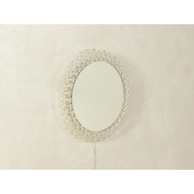 Glass Vintage Space Age Mirror, 1960s For Sale - Image 7 of 14