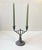 A stylish candelabra in pewter designed by just andersen. Manufactured during the 1930s in his workshop in copenhagen....