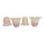 Vintage Art Nouveau Style Frosted Pink Satin Glass Tulip Shades - Set of 4 For Sale