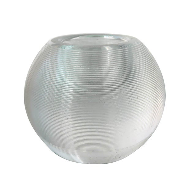 Glass Vintage Antique English Glass Match Striker, 1920 For Sale - Image 7 of 7