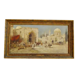 Casbah Market by Arthur Diehl 1911