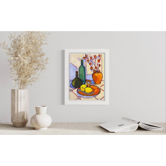 Indulge in the captivating world of silhouettes and light with this exquisite 12" x 9" original oil painting. Within its...