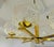 Mid-Century Modern Swedish 1970s Mid Century Floral Glass Chandelier Pendant For Sale - Image 3 of 11