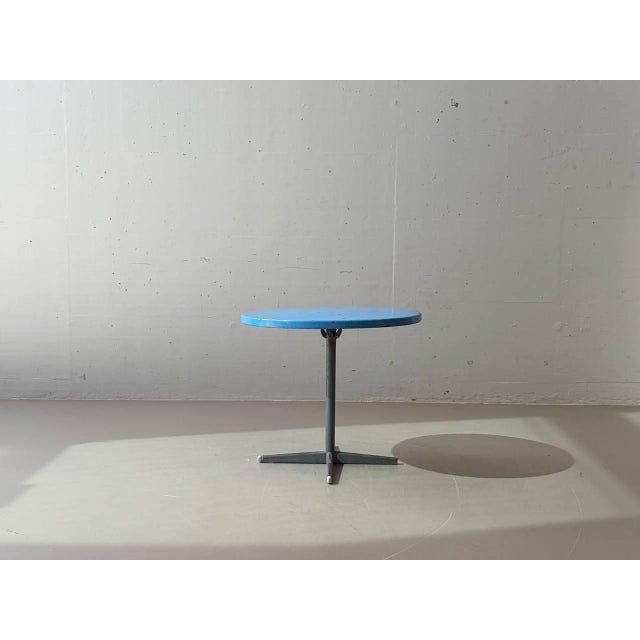 Blue Folding Garden Table from Bigla, Switzerland, 1970s For Sale - Image 8 of 16