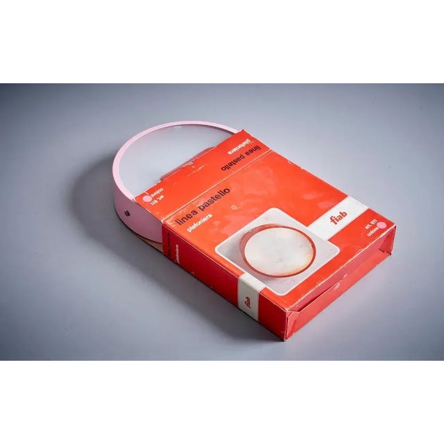 1960s Flush Mount in Pink, Italy, 1960s For Sale - Image 5 of 8