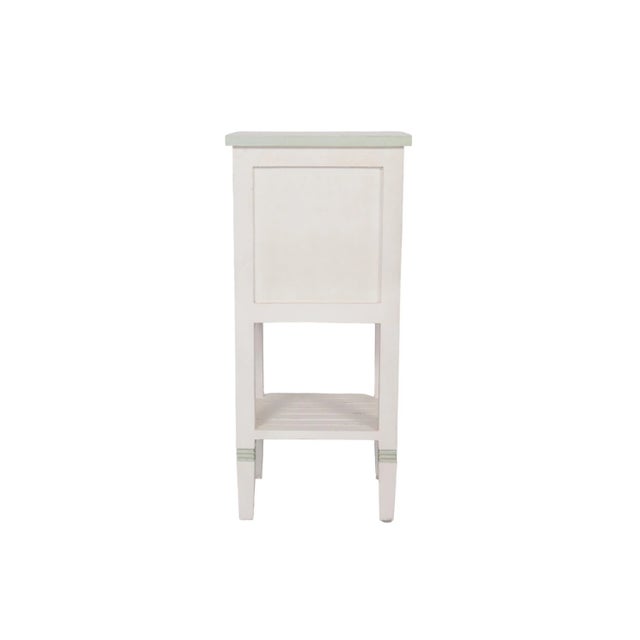 Shabby Chic Painted Side Table For Sale - Image 4 of 9