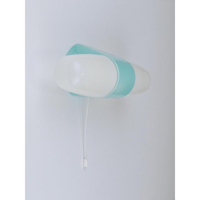 Bauhaus Turquoise Double Sconce Wall Light, Germany, 1950s For Sale - Image 14 of 17