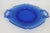Early 20th Century Le Smith Mount Pleasant Cobalt Blue Glass Plates With Handles Set of Five For Sale - Image 18 of 18