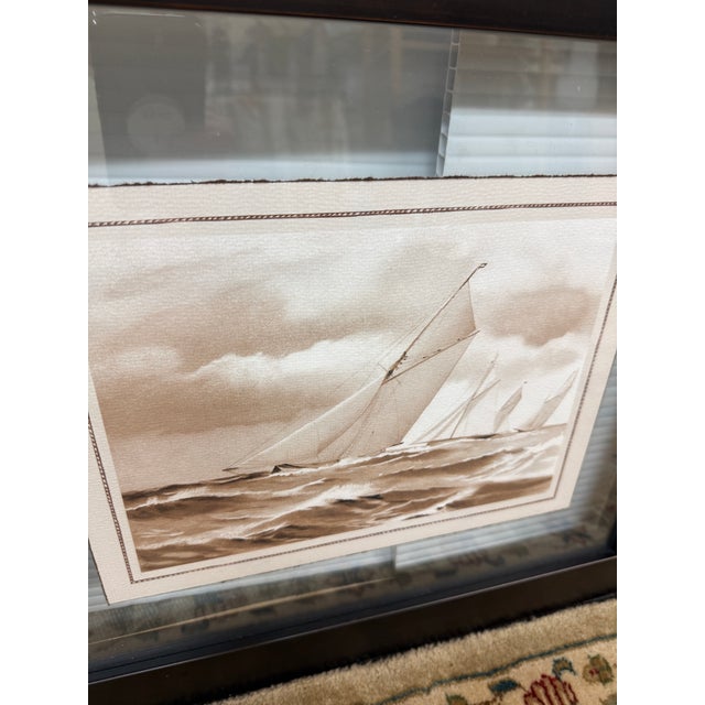 Henry Shields for Soicher Marin Vintage Racing Sloops Lithographs, Set of Four For Sale In San Francisco - Image 6 of 12