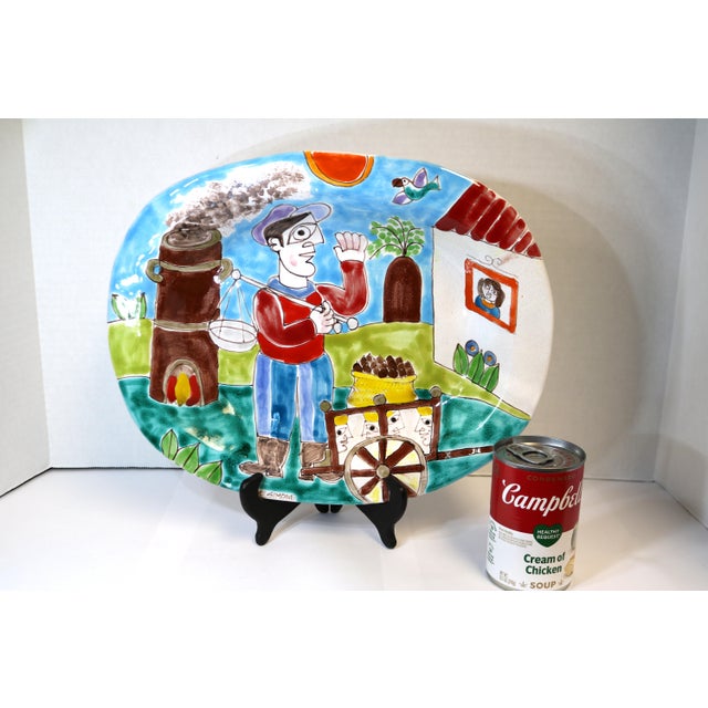 Late 20th Century De Simone Italy Large Platter/Shallow Bowl For Sale In Cincinnati - Image 6 of 6