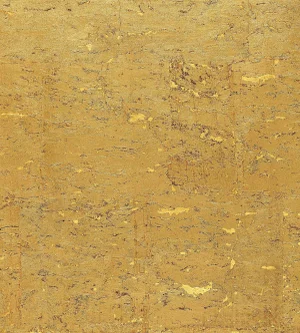The House of Scalamandré Metal Cork Wallcovering, Gilt