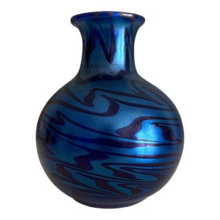 Orient and Flume Iridescent Art Glass For Sale