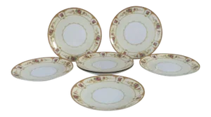 Vintage Noritake Floral Dessert Plates - Set of 7