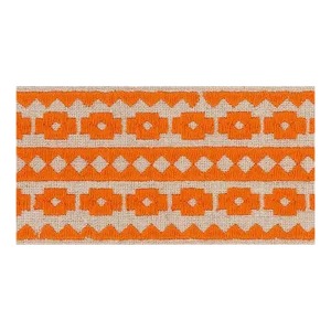 Schumacher Talitha Tape in Orange on Natural