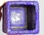 West German Blue Fat Lava Cube Vase by Silberdistel For Sale - Image 4 of 7