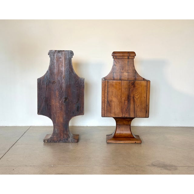 Rustic Rustic Oak Planters, 1960s, Set of 2 For Sale - Image 3 of 14