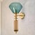 Metal 1990s Pair of Blue and Beige Murano Glass Sconces For Sale - Image 7 of 11