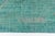 Turquoise 1950s Turqouise Oushak Anatolian Rug For Sale - Image 8 of 10