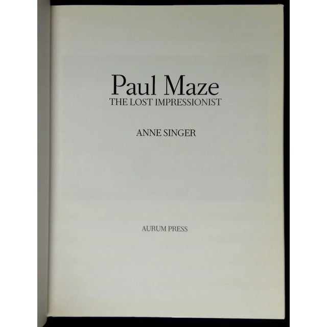 1983 Paul Maze: The Lost Impressionist Coffee Table Art Book - Near Fine For Sale In New York - Image 6 of 10