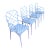 4 Calcutta Faux Bamboo Outdoor Armchairs Set by Hall Bradley for Brown Jordan For Sale