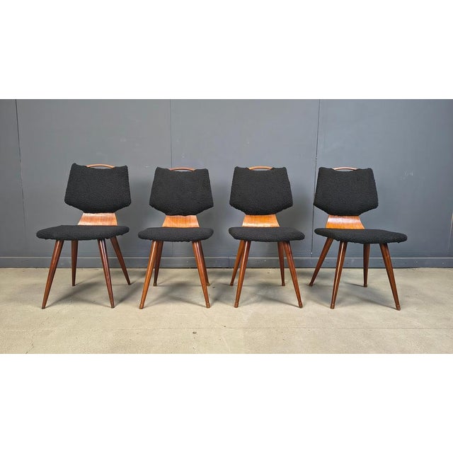 Mid-Century Scandinavian Dining Chairs, 1960s, Set of 4 For Sale - Image 12 of 14