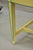 Wood Vintage Italian Neoclassical Yellow Painted Cane Seat Fretwork Settee Bench For Sale - Image 7 of 12