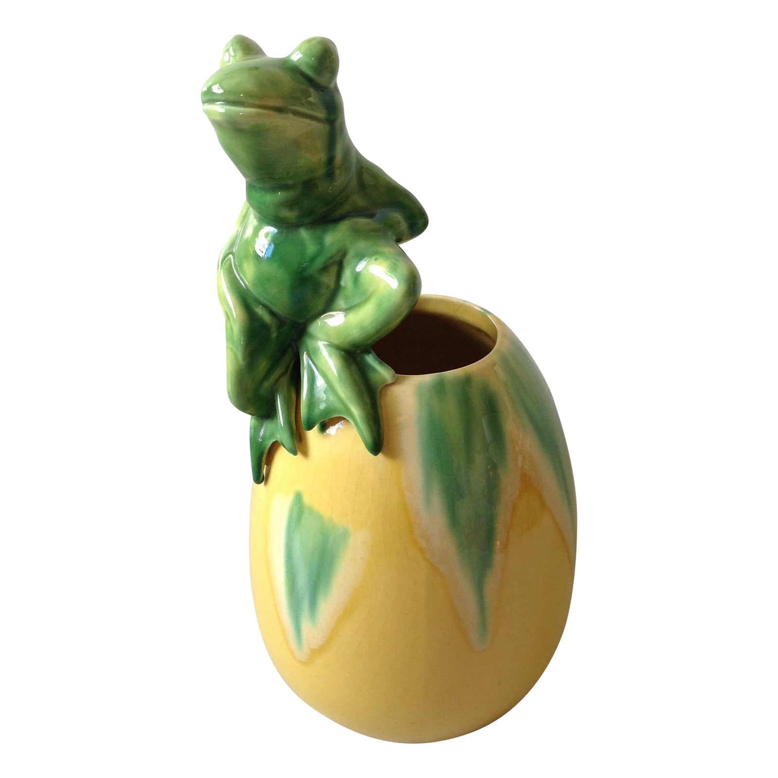 Royal Hickman Haeger Pottery Frog Vase Chairish