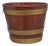 Antique Mahogany Brass Bound Bucket, 1830 For Sale