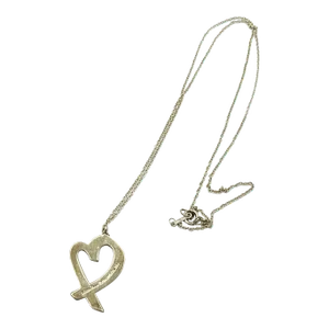 Tiffany &Co 925 Open Heart Necklace
