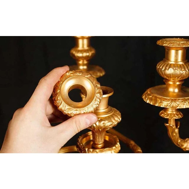 Gilt Candleholders by Matthew Boulton, Set of 2 For Sale - Image 11 of 12