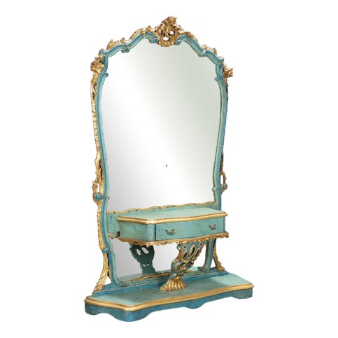 Console with Mirror For Sale