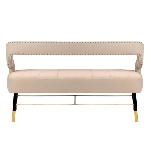 Cream Kelly Twin Seat by Ottiu For Sale - Image 8 of 10