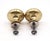 Vintage Classic cabinet or drawer knobs made of brass with a polished finish. Mounting screws are included. Good condition...