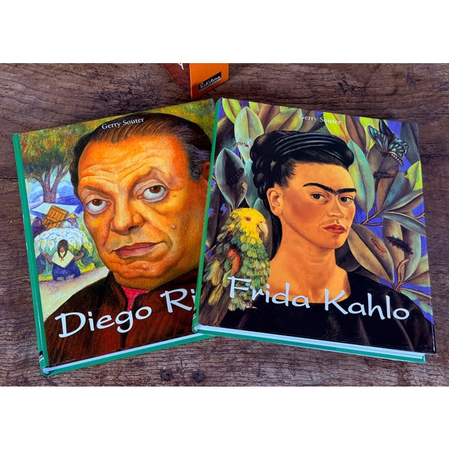 A boxed two-volume illustrated book set on Frida Kahlo and Diego Rivera by Gerry Souter, published by Parkstone Press in...