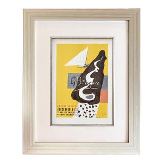 Braque Lithograph 7 Braque-Graveur Mourlot 1959 Framed For Sale