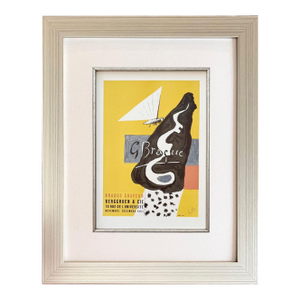 Braque Lithograph 7 Braque-Graveur Mourlot 1959 Framed