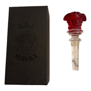 Late 20th Century Rosenthal Versace Medusa Wine Bottle Stopper