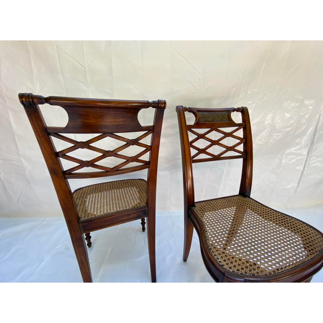 Louis XVI Side Chairs by Theodore Alexander - Set of 4 For Sale - Image 14 of 18