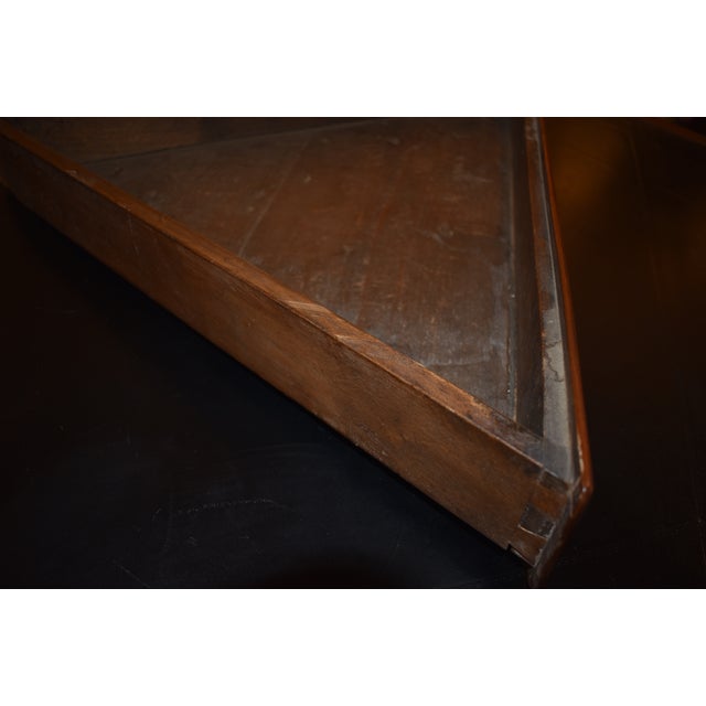 French French Provincial Six Sided Center Table With Central Leather Embossed Top For Sale - Image 3 of 7