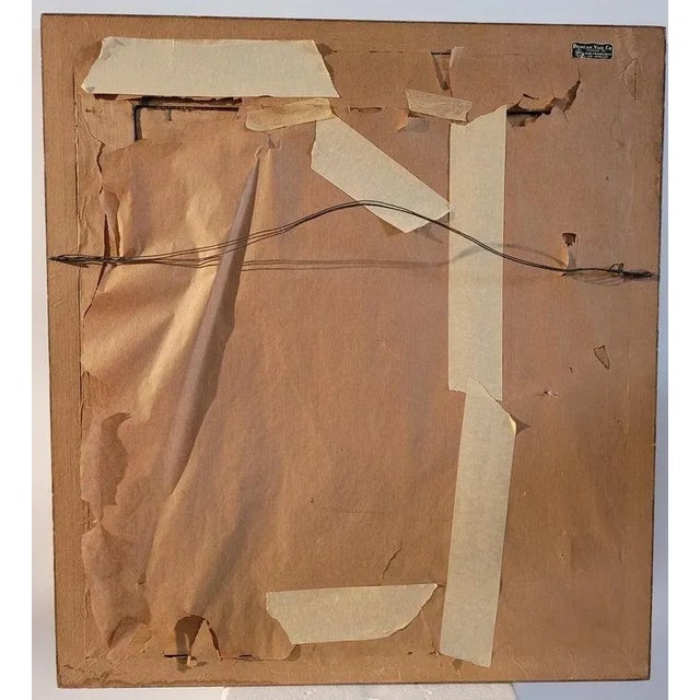 Early 20th C Oil Painting of Chrysanthemums For Sale - Image 11 of 12